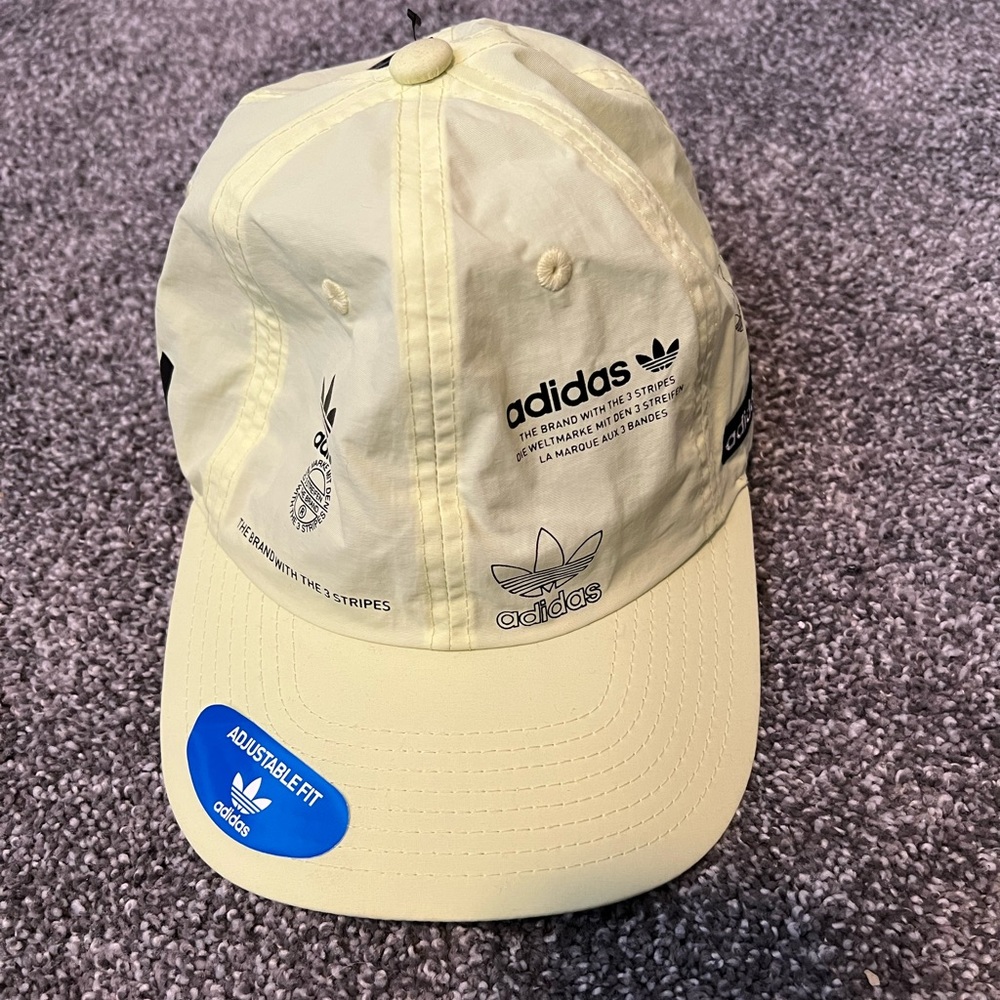 Yellow Adjustable Adidas Hat